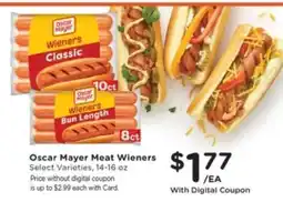 Pick'n Save Oscar Mayer Meat Wieners offer