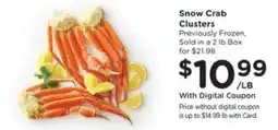 Pick'n Save Snow Crab Clusters offer