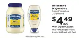 Pick'n Save Hellmann's Mayonnaise offer