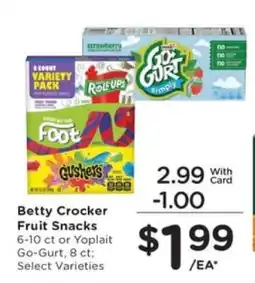Pick'n Save Betty Crocker Fruit Snacks offer