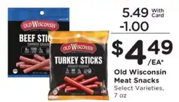 Pick'n Save Old Wisconsin Meat Snacks offer