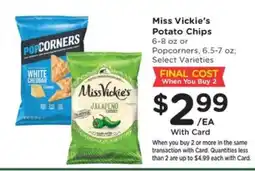 Pick'n Save Miss Vickie's Potato Chips offer