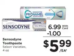 Pick'n Save Sensodyne Toothpaste offer