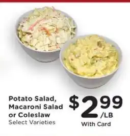 Pick'n Save Potato Salad, Macaroni Salad or Coleslaw offer