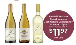 Pick'n Save Kendall Jackson Chardonnay or Josh Cellars Chardonnay or Pinot Grigio offer