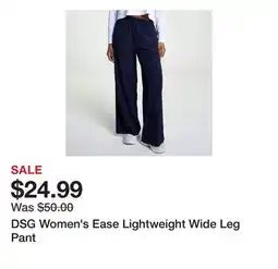 Dick's Sporting Goods DSG Women's Ease Lightweight Wide Leg Pant offer