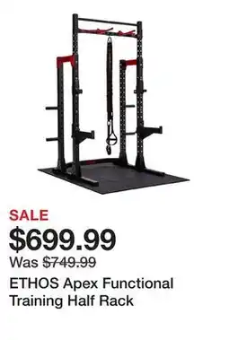 Dick's Sporting Goods ETHOS Apex Functional Training Half Rack offer