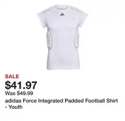 Dick's Sporting Goods adidas Force Integrated Padded Football Shirt - Youth offer