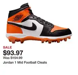 Dick's Sporting Goods Jordan 1 Mid Football Cleats offer