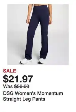 Dick's Sporting Goods DSG Women's Momentum Straight Leg Pants offer