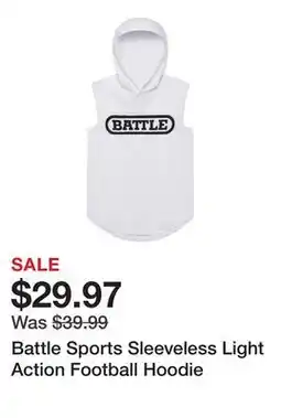 Dick's Sporting Goods Battle Sports Sleeveless Light Action Football Hoodie offer