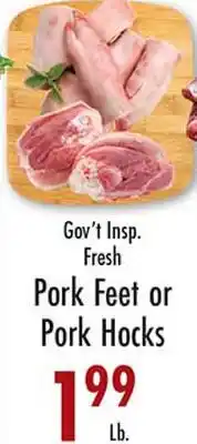 Garden Fresh Market Pork Feet or Pork Hocks offer