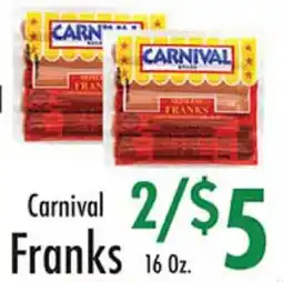 Garden Fresh Market Carnival Franks offer
