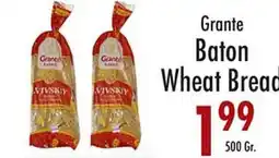 Garden Fresh Market Grante Baton Wheat Bread offer