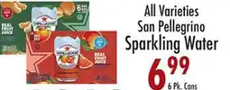 Garden Fresh Market San Pellegrino Sparkling Water offer