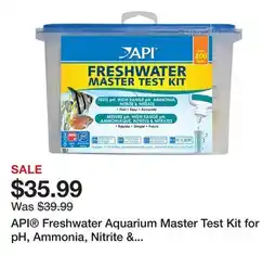 Petsmart API Freshwater Aquarium Master Test Kit for pH, Ammonia, Nitrite & Nitrate offer