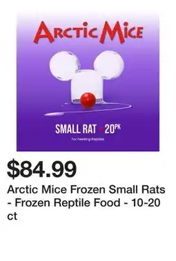 Petsmart Arctic Mice Frozen Small Rats - Frozen Reptile Food - 10-20 ct offer