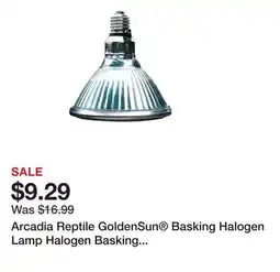 Petsmart Arcadia Reptile GoldenSun Basking Halogen Lamp Halogen Basking Heat Bulb - 50-100 watt offer