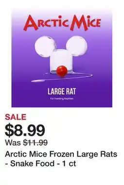 Petsmart Arctic Mice Frozen Large Rats - Snake Food - 1 ct offer