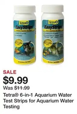 Petsmart Tetra 6-in-1 Aquarium Water Test Strips for Aquarium Water Testing offer