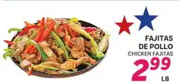 El Paso Grande CHICKEN FAJITAS offer