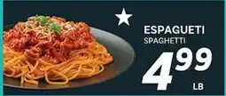 El Paso Grande ESPAGUETI SPAGHETTI offer