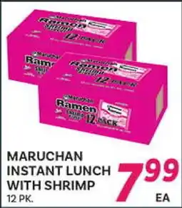 El Paso Grande MARUCHAN INSTANT LUNCH WITH SHRIMP offer