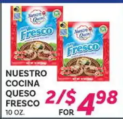 El Paso Grande NUESTRO COCINA QUESO FRESCO offer