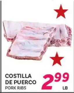 El Paso Grande PORK RIBS offer