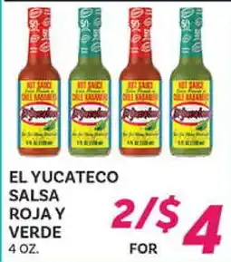 El Paso Grande EL YUCATECO Salsa Roja Y Verde offer