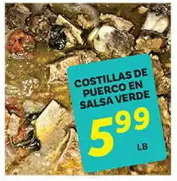 El Paso Grande COSTILLAS DE PUERCO EN SALSA VERDE offer