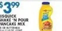 Associated Bisquick shake 'n pour pancake mix offer