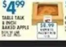 Compare Foods Table Talk baked apple offer