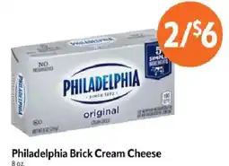 Homeland Market Philadelphia brick cream cheese offer