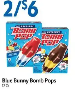 Homeland Market Blue Bunny Bomb Pops offer
