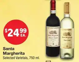 United Supermarkets Santa Margherita Selected Varietals offer
