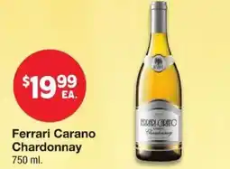 United Supermarkets Ferrari Carano Chardonnay offer