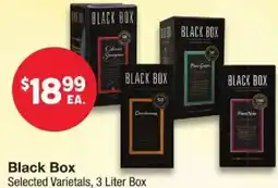 United Supermarkets Black Box Selected Varietals offer