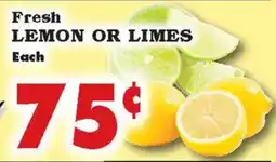 Foodland Fresh Lemon Or Limes offer