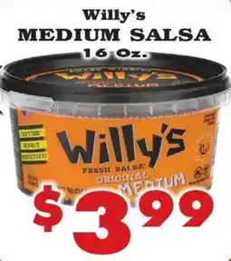 Foodland Willy's medium salsa offer