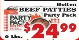 Foodland Holten beef patties party pack offer