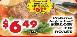 Foodland Preferred Angus Beef Sirloin Tip Roast offer