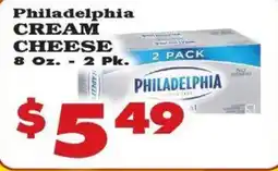 Foodland Philadelphia cream cheese offer