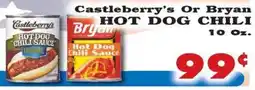 Foodland Castleberry's Or Bryan Hot Dog Chili Sauce offer