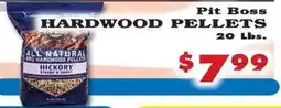 Foodland Pit Boss hardwood pellets offer