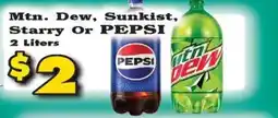 Foodland Mtn. Dew, Sunkist, Starry Or Pepsi offer