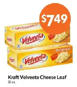 Homeland Market Kraft Velveeta Cheese Loaf offer