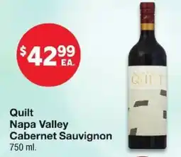 United Supermarkets Quilt Napa Valley Cabernet Sauvignon offer