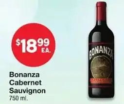 United Supermarkets Bonanza Cabernet Sauvignon offer