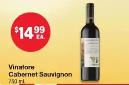 United Supermarkets Vinafore Cabernet Sauvignon offer